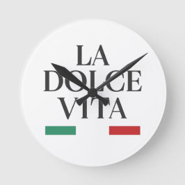La dolce vita reloj de pared italiano