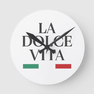 La dolce vita reloj de pared italiano