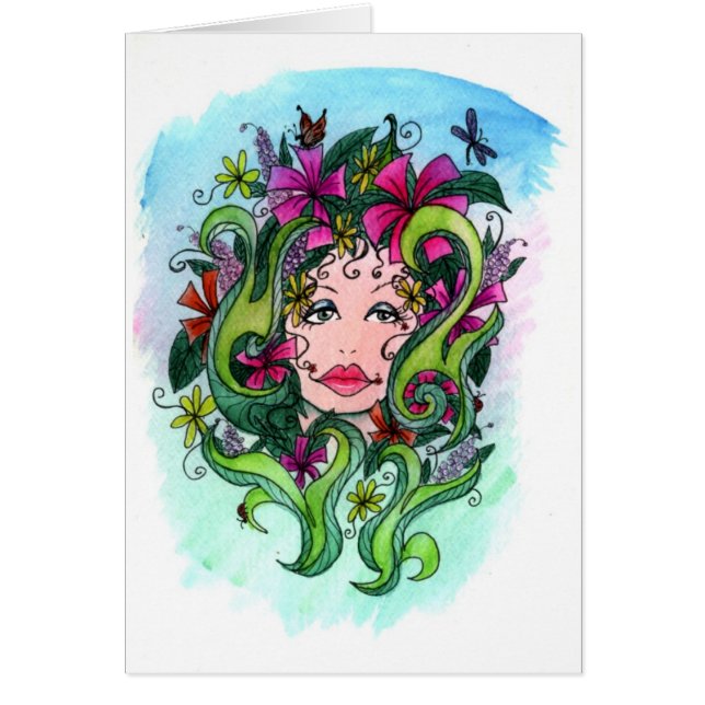 La doncella de la flor (Frente)