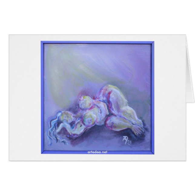 La dormida - postal (Anverso (Horizontal))