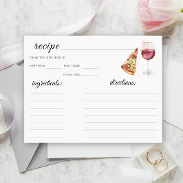 la ducha nupcial de pareja perfecta - receta