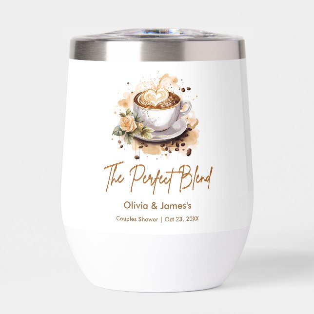 La ducha perfecta para Bodas de café blend (Frente)