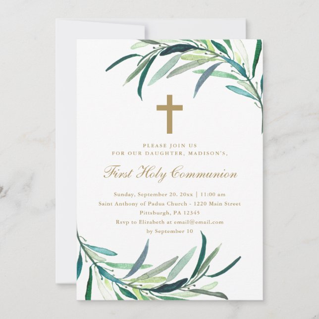 La ecología y la cruz son la primera invitación de (Anverso)
