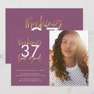 La edad de oro se ve bien, cumpleaños de fotos