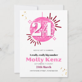 La edad es sólo una tarjeta de cumpleaños número p