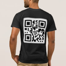 La elegante camiseta con código QR