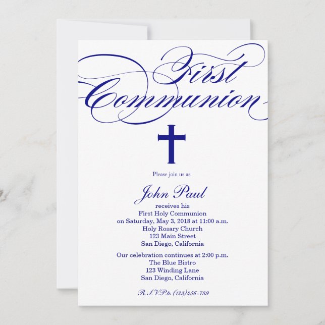 La elegante y moderna invitación a la comunidad pa (Anverso)