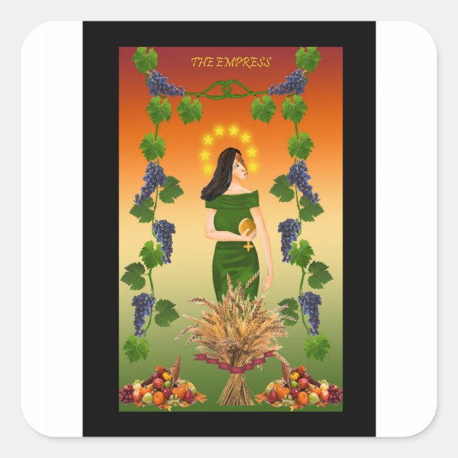 La emperatriz - Pegatina (Anverso)