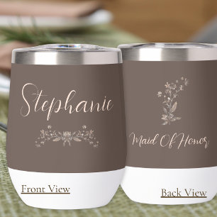 La empleada de honor elegida en Mocha Script