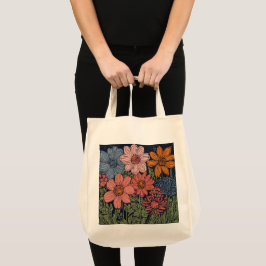La encantadora bolsa de la tota floral