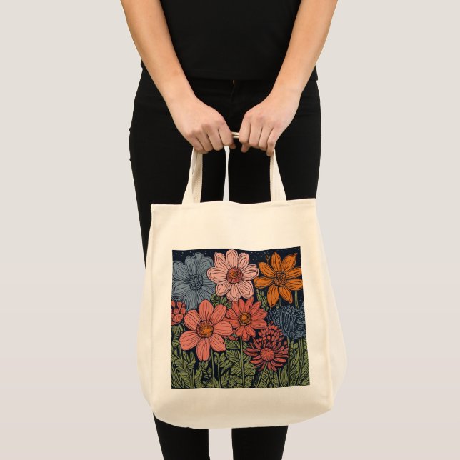 La encantadora bolsa de la tota floral (Anverso (producto))