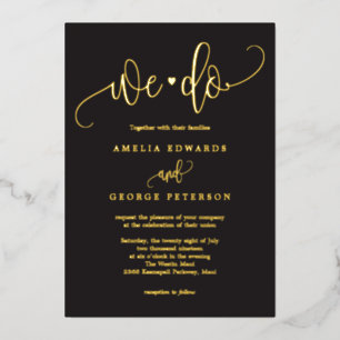 La encantadora caligrafía La invitación a la boda