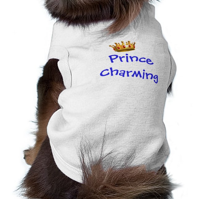 La encantadora camisa blanca mascota (Atrás)