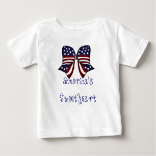 La encantadora camiseta bebé de Estados Unidos