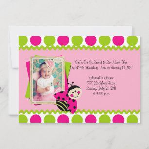 La encantadora invitación a la "Ladybug"
