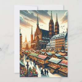 La encantadora postal del mercado de los Navidades