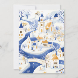 La encantadora tarjeta de Navidades de Winter Vill