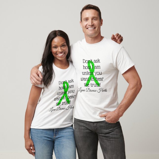 La enfermedad de Lyme duele la camiseta (Unisexo)