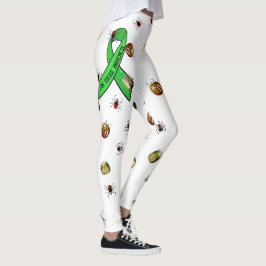 La enfermedad de Lyme Ticks Leggings
