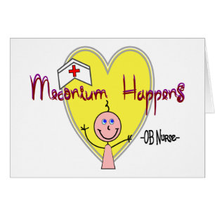 La enfermera "Meconium de OB sucede" hilarante