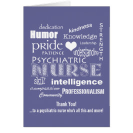 La enfermera psiquiátrica le agradece redactar la