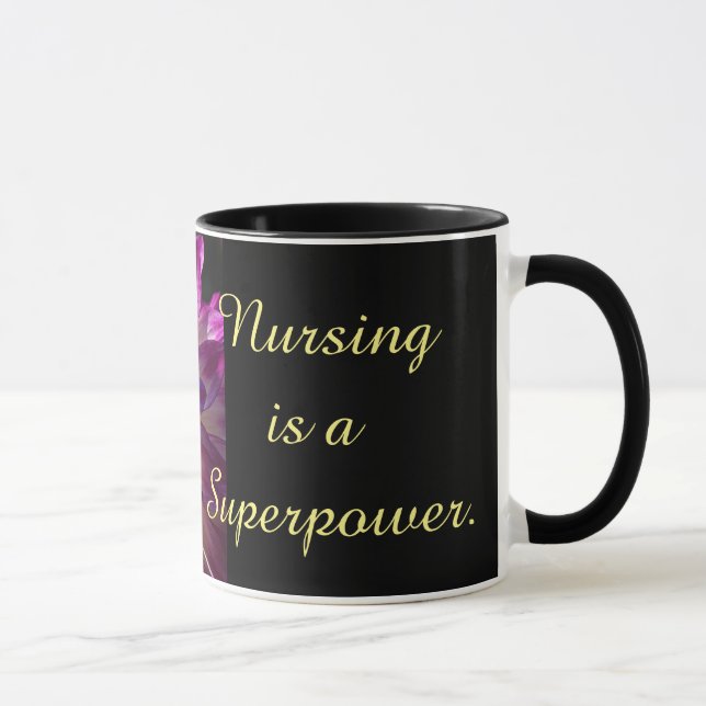 La enfermería es un superpoder regalos Tazas de ca (Derecha)