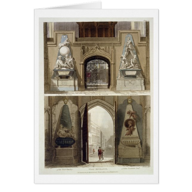 La entrada al Coro y la entrada oeste, (Frente)