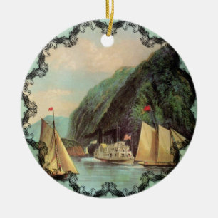 La entrada al ornamento vintage de las tierras alt