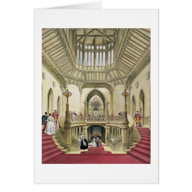 La escalera magnífica, castillo de Windsor, 'de un (Frente)