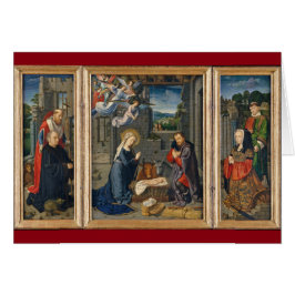 La escena de la Natividad Tarjeta Religiosa Jesucr