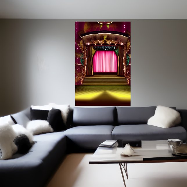 La escena del teatro | Poster de arte de IA (Subido por el creador)
