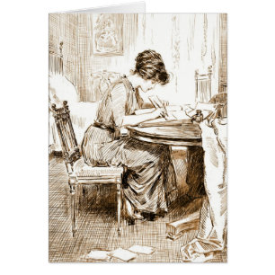 La escritura de la mujer pone letras a 1911