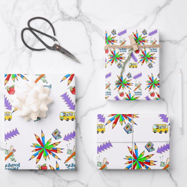 La escuela de hojas de papel de empaquetado es Gua (Anverso)