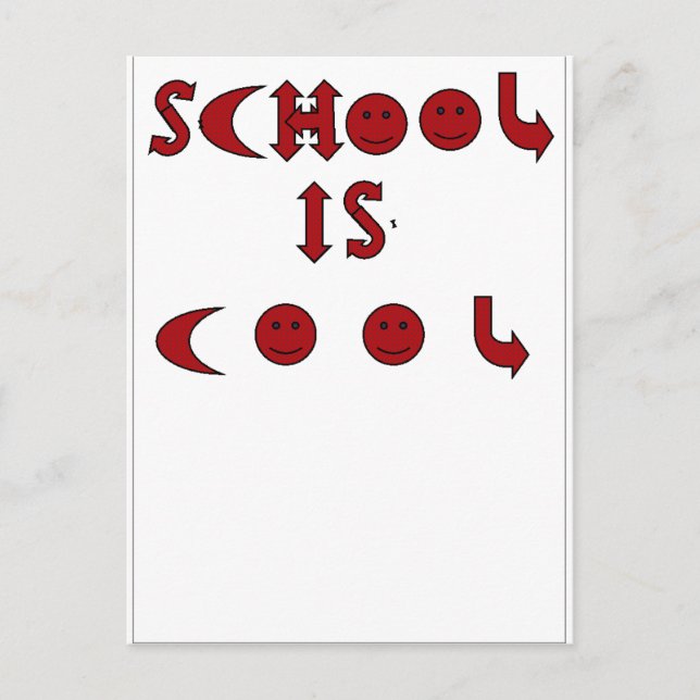 La escuela es una postal de Guay (Anverso)