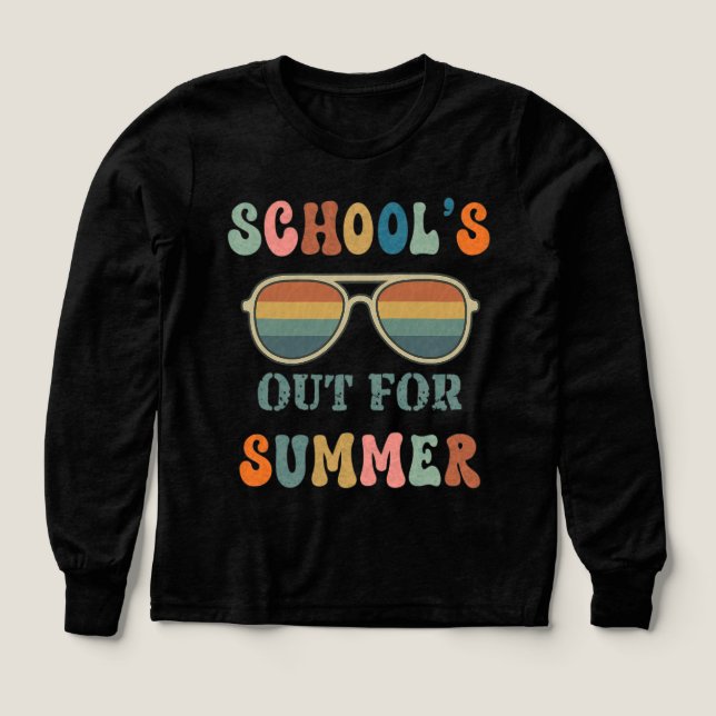 La escuela está fuera para el verano (Diseño frontal)
