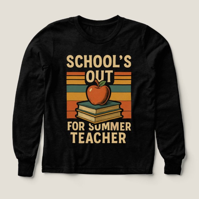 La escuela está fuera para el verano (Diseño frontal)