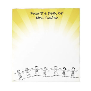 La escuela linda embroma la libreta del profesor
