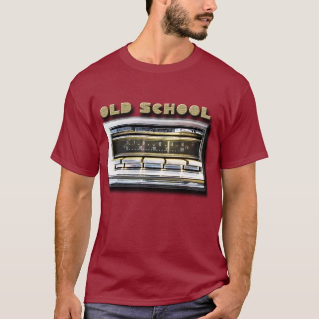 La escuela vieja atasc la camiseta de HIP HOP (Anverso)