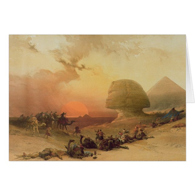 La esfinge en Giza (Anverso (Horizontal))