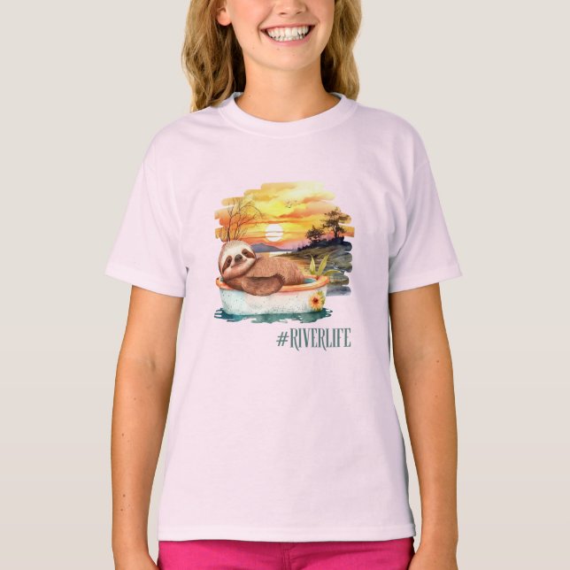 La eslora de la vida del río | Camiseta de Chicas  (Anverso)