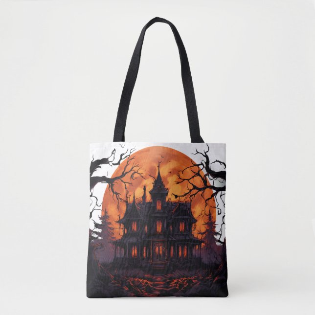 La espeluznante bolsa de la casa de Halloween (Anverso)