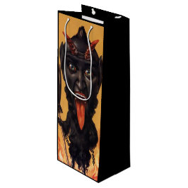 La espeluznante bolsa de regalo de vino Krampus
