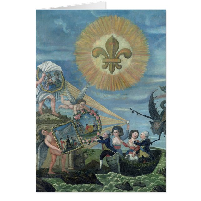 La esperanza de la felicidad dedicada a la nación (Frente)