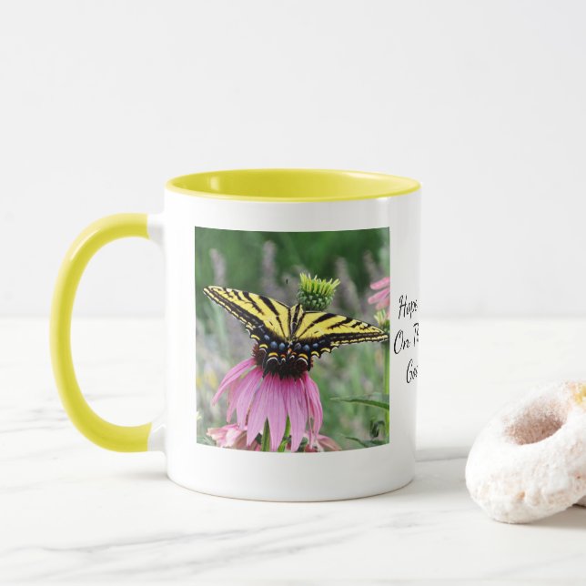 La Esperanza Flota En Taza De Bebida SVGTST (Con donut)