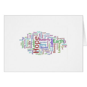 La esperanza flota la tarjeta