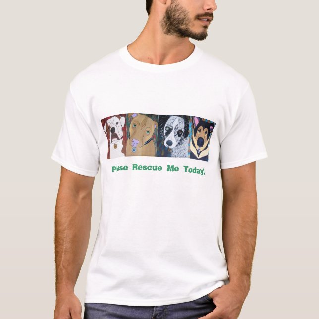 La ESPERANZA me rescata por favor hoy camiseta (Anverso)