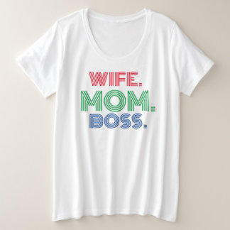 La esposa del Día de la Madre mamá jefe camiseta