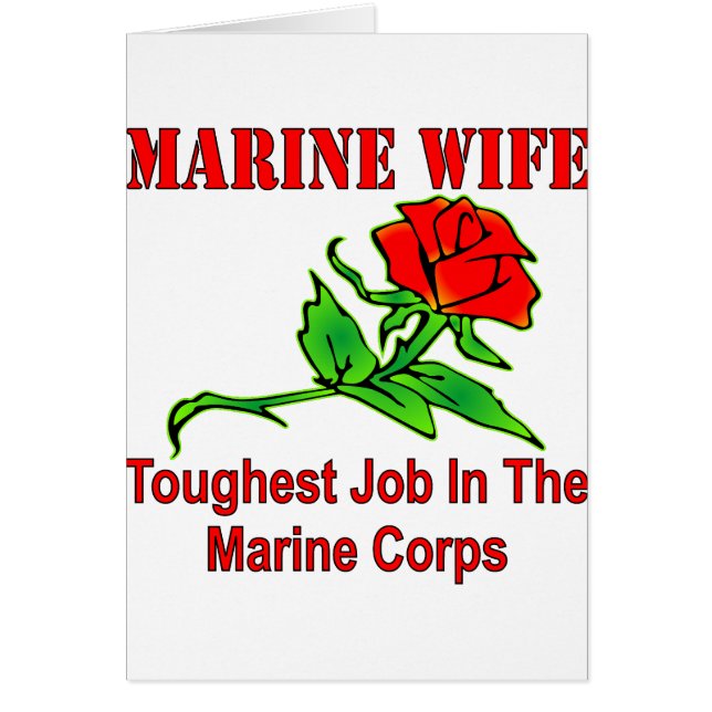 La esposa marina del USMC realiza su trabajo más d (Frente)