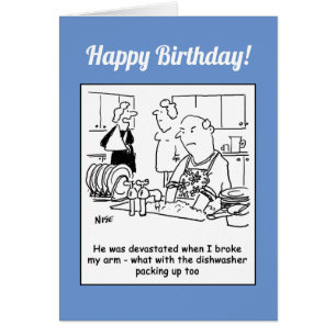 La Esposa Se Rompió El Brazo, Así Que El Hombre La