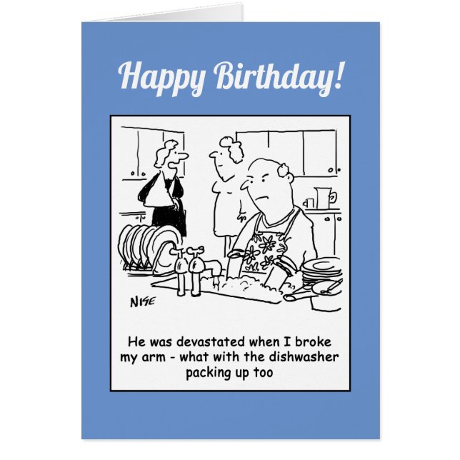 La Esposa Se Rompió El Brazo, Así Que El Hombre La (Frente)